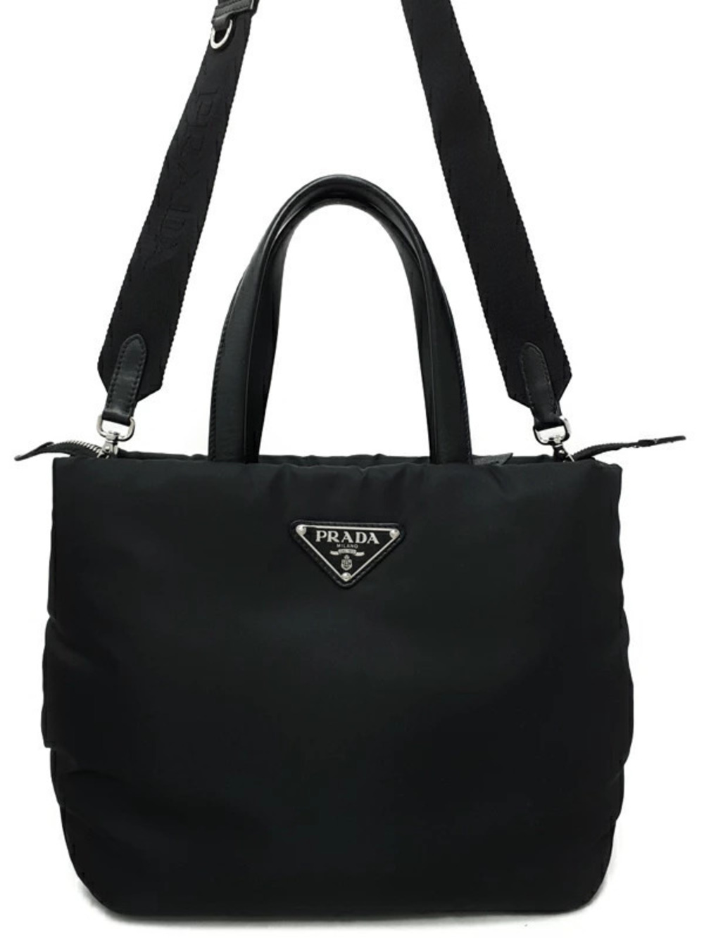 Prada Handbag 2way Tessuto Black